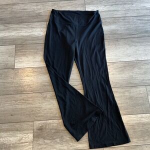 Lululemon Groove Super High-Rise Flared Pants Womens 16 Black Excellent Yoga Leg